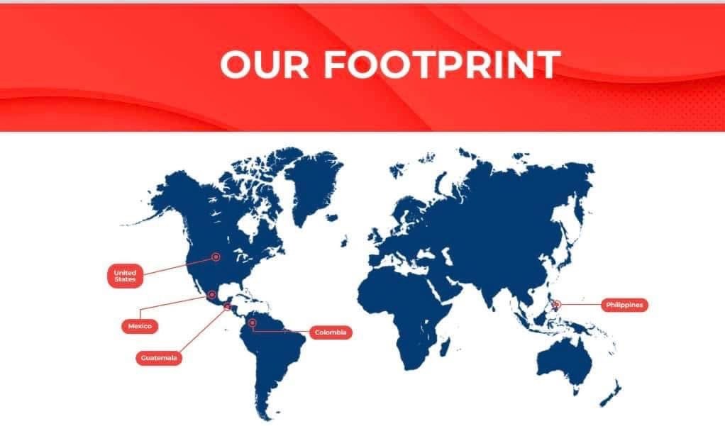 AssureCall operating footprint map